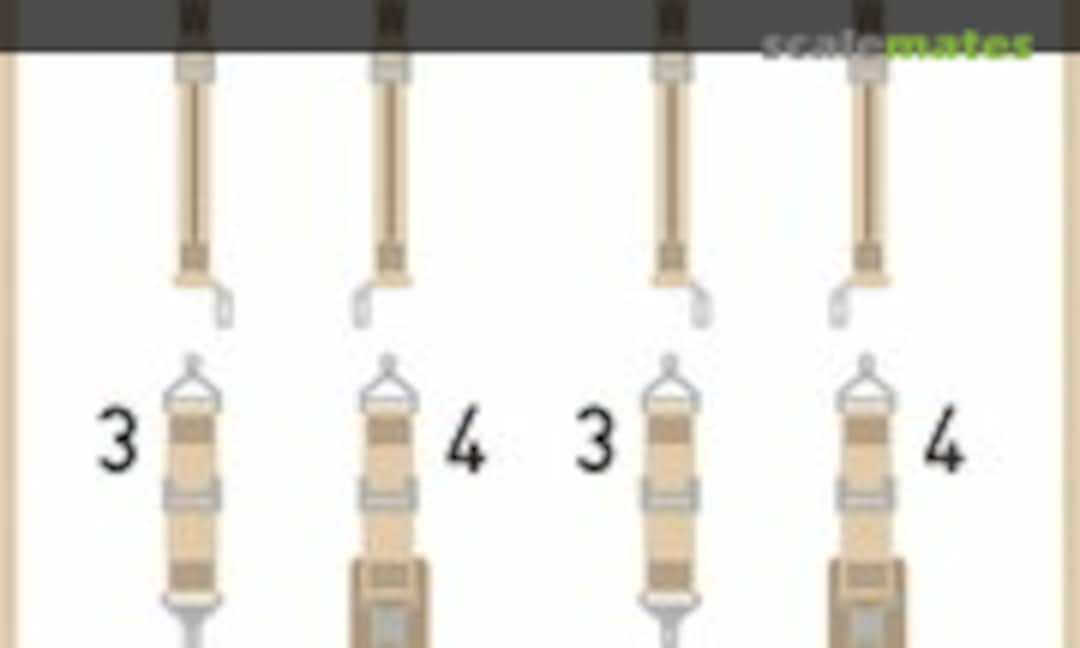 1:48 Seatbelts USN WWII beige SUPERFABRIC (Eduard 49087)