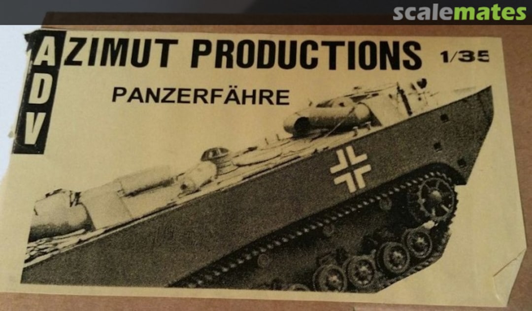 Boxart Panzerfähre amphibious vehicle 10008 ADV Azimut Boxart Panzerfähre amphibious vehicle 10008 ADV Azimut