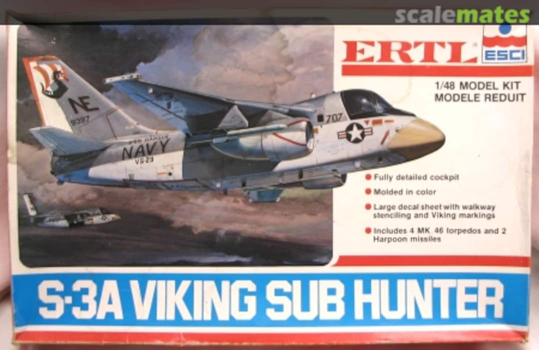 Boxart S-3A Viking Sub Hunter 8216 ERTL Boxart S-3A Viking Sub Hunter 8216 ERTL