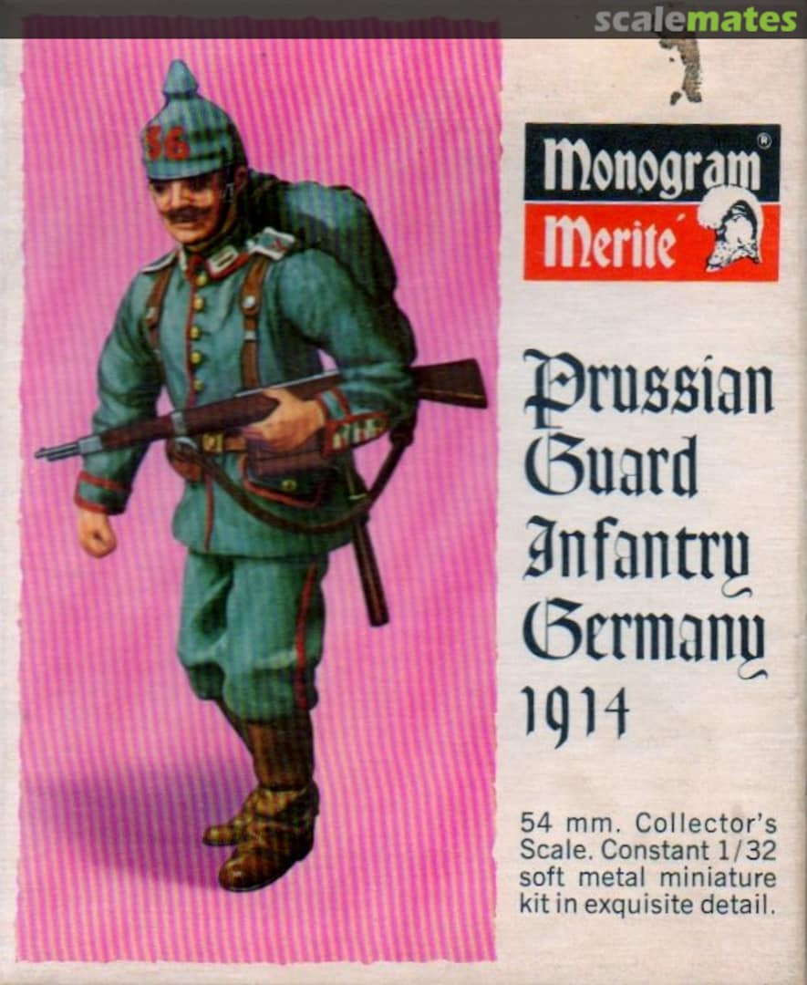 Boxart Prussian Guard Infantry Germany 1914 801-250 Monogram/Merité Boxart Prussian Guard Infantry Germany 1914 801-250 Monogram/Merité
