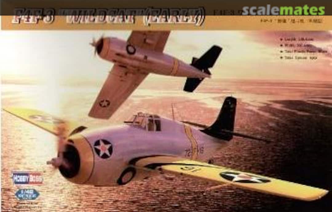 Boxart Grumman F4F-3 Wildcat (Early) 80326 HobbyBoss Boxart Grumman F4F-3 Wildcat (Early) 80326 HobbyBoss