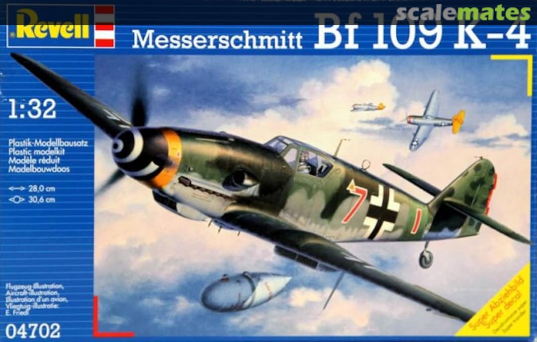 Boxart Messerschmitt Bf 109 K-4 04702 Revell Boxart Messerschmitt Bf 109 K-4 04702 Revell