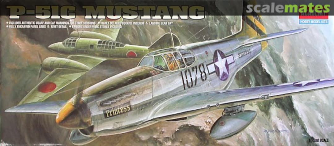Boxart P-51C Mustang 1616 Academy Boxart P-51C Mustang 1616 Academy