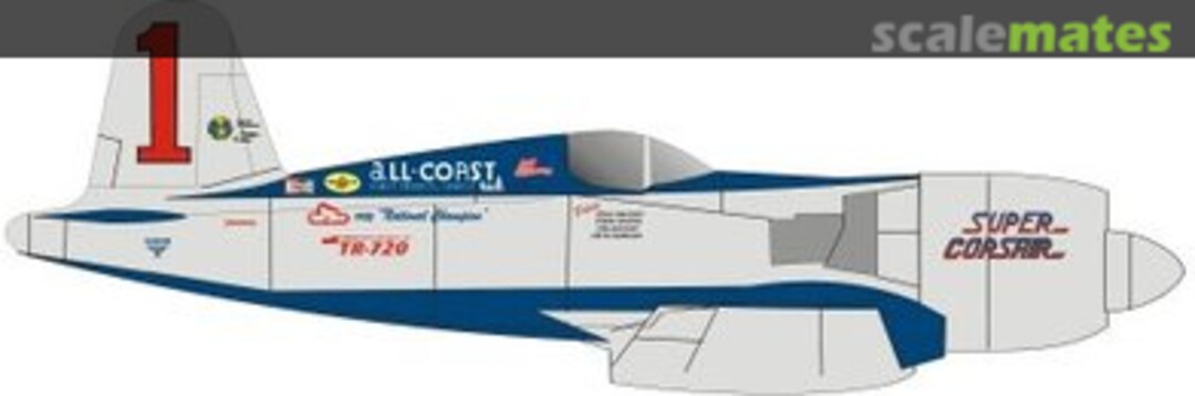 Boxart F2G #1 All Coast Super Corsair 2003 1redAC Red Pegasus Decals Boxart F2G #1 All Coast Super Corsair 2003 1redAC Red Pegasus Decals