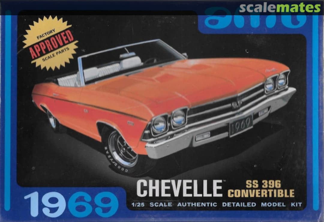 Boxart 1969 Chevelle SS 396 Convertible 823 AMT Boxart 1969 Chevelle SS 396 Convertible 823 AMT