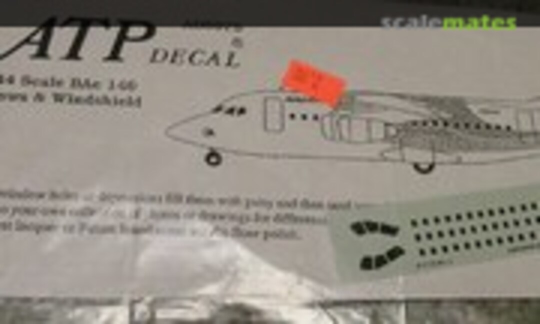 1:144 BAe-146 Windshield & Windows (ATP Airliners America AD5075) AD5075