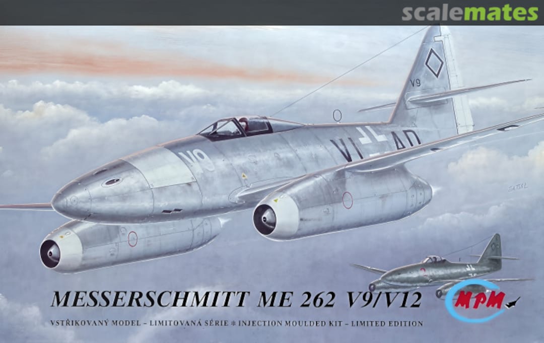 Boxart Messerschmitt Me 262 V9/V12 72114 MPM Production Boxart Messerschmitt Me 262 V9/V12 72114 MPM Production