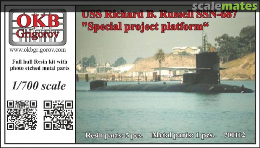 Boxart USS Richard B. Russell SSN-687 700112 OKB Grigorov