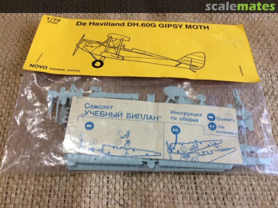 Boxart De Havilland DH.60G Gipsy Moth F169 Omega Models Boxart De Havilland DH.60G Gipsy Moth F169 Omega Models