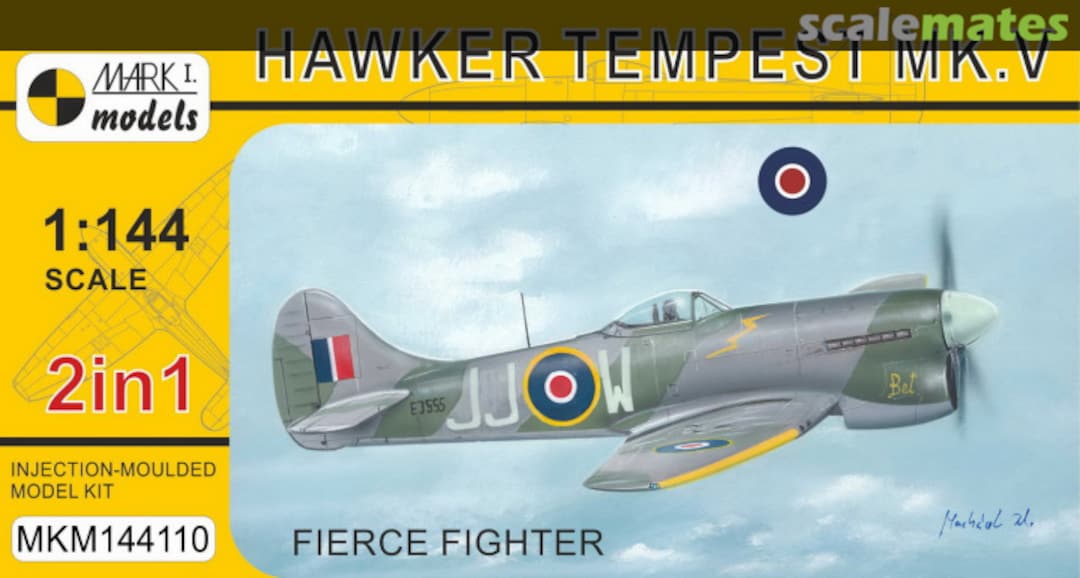 Boxart Hawker Tempest Mk.V MKM144110 Mark I Models Boxart Hawker Tempest Mk.V MKM144110 Mark I Models