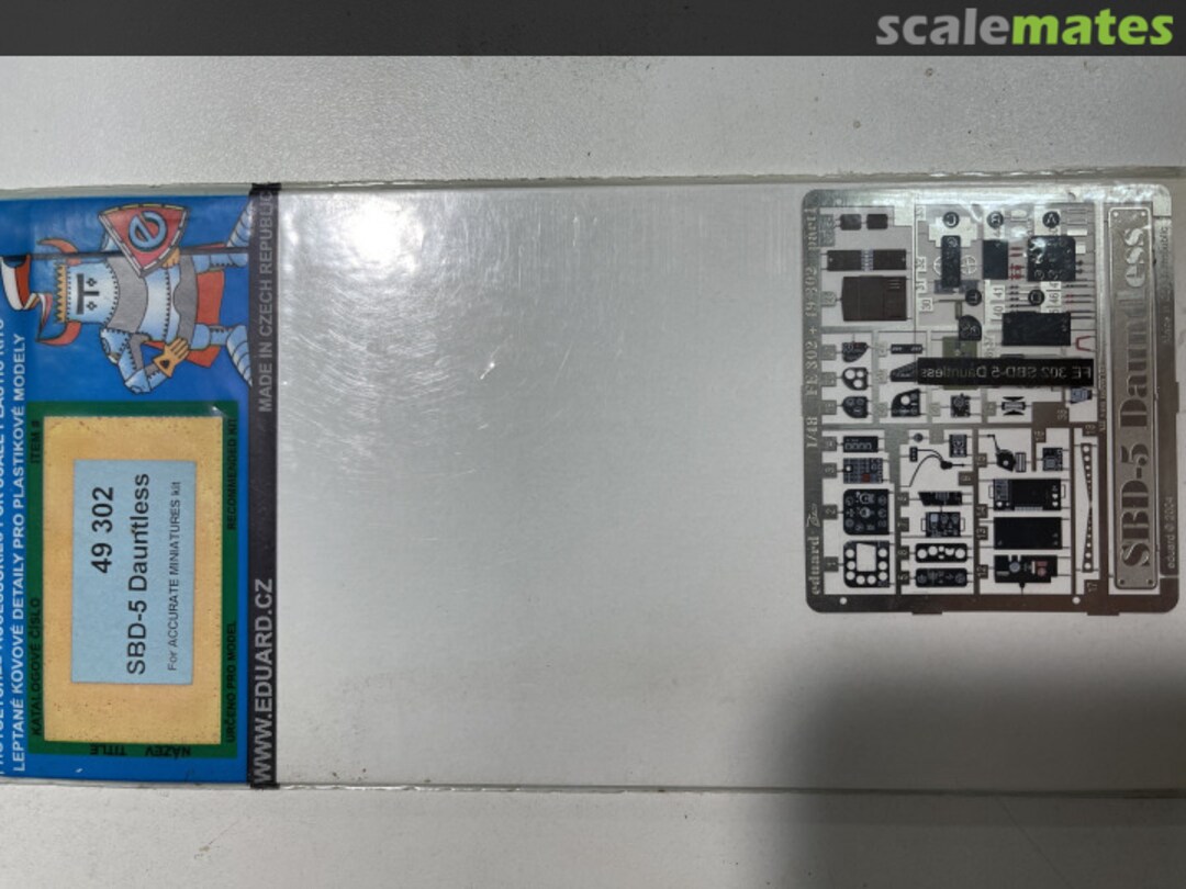 Boxart SBD-5 Dauntless 49302 Eduard Boxart SBD-5 Dauntless 49302 Eduard
