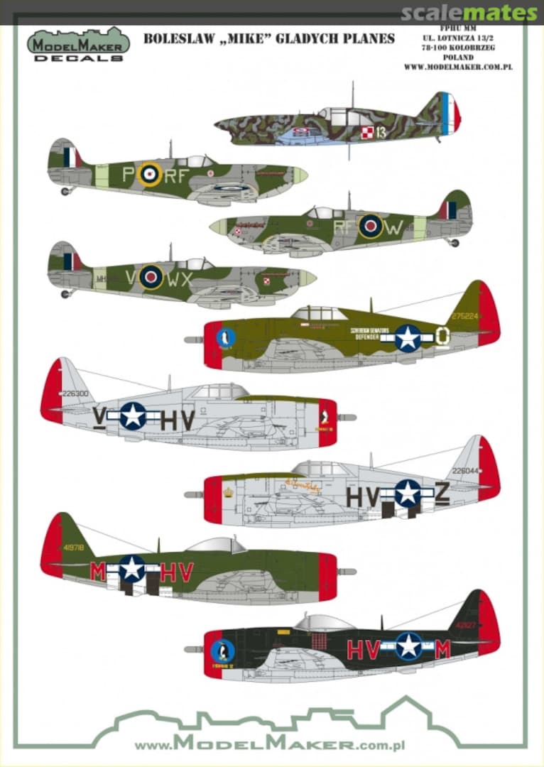 Boxart Boleslaw "Mike" Gladych Planes D72182 ModelMaker Boxart Boleslaw "Mike" Gladych Planes D72182 ModelMaker