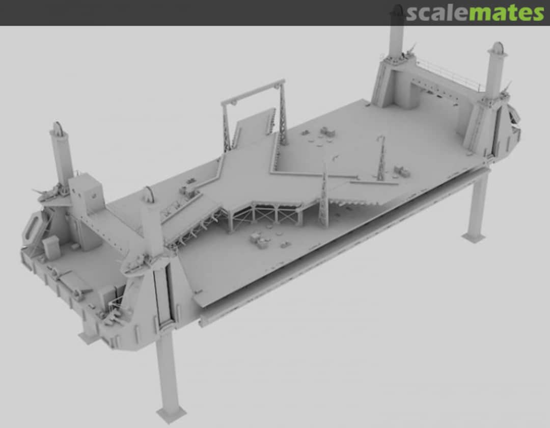 Boxart Mulberry artificial harbour LST-SPUD pontoon MB35004 L'Arsenal Boxart Mulberry artificial harbour LST-SPUD pontoon MB35004 L'Arsenal