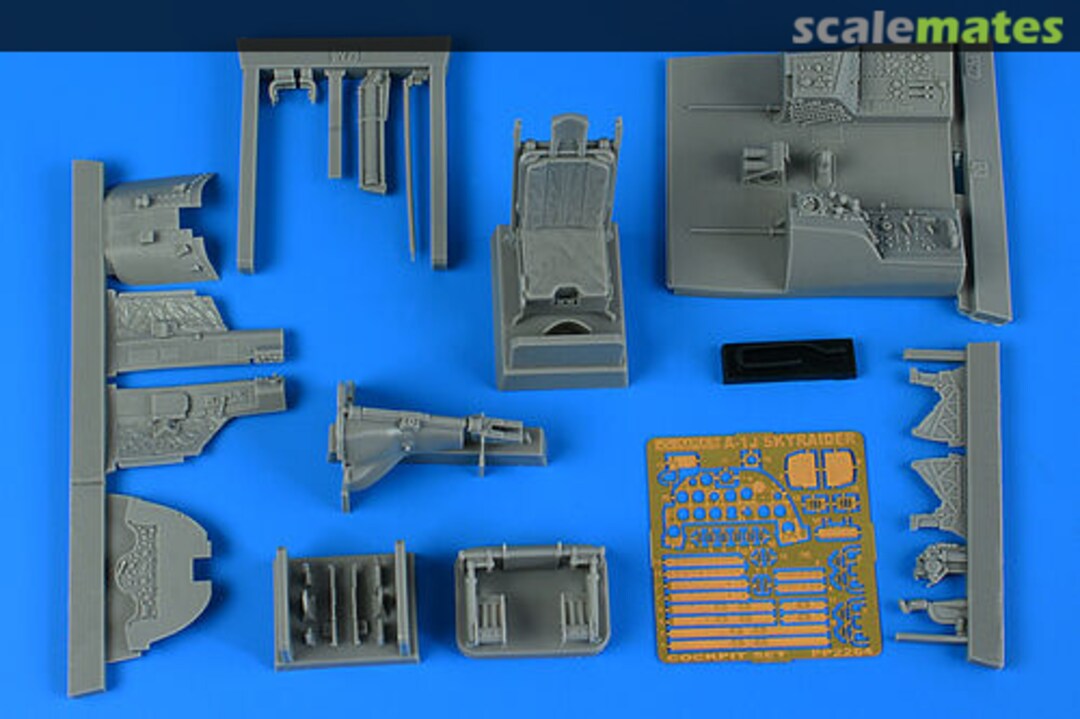Boxart A-1J Skyraider - Cockpit Set 2264 Aires Boxart A-1J Skyraider - Cockpit Set 2264 Aires