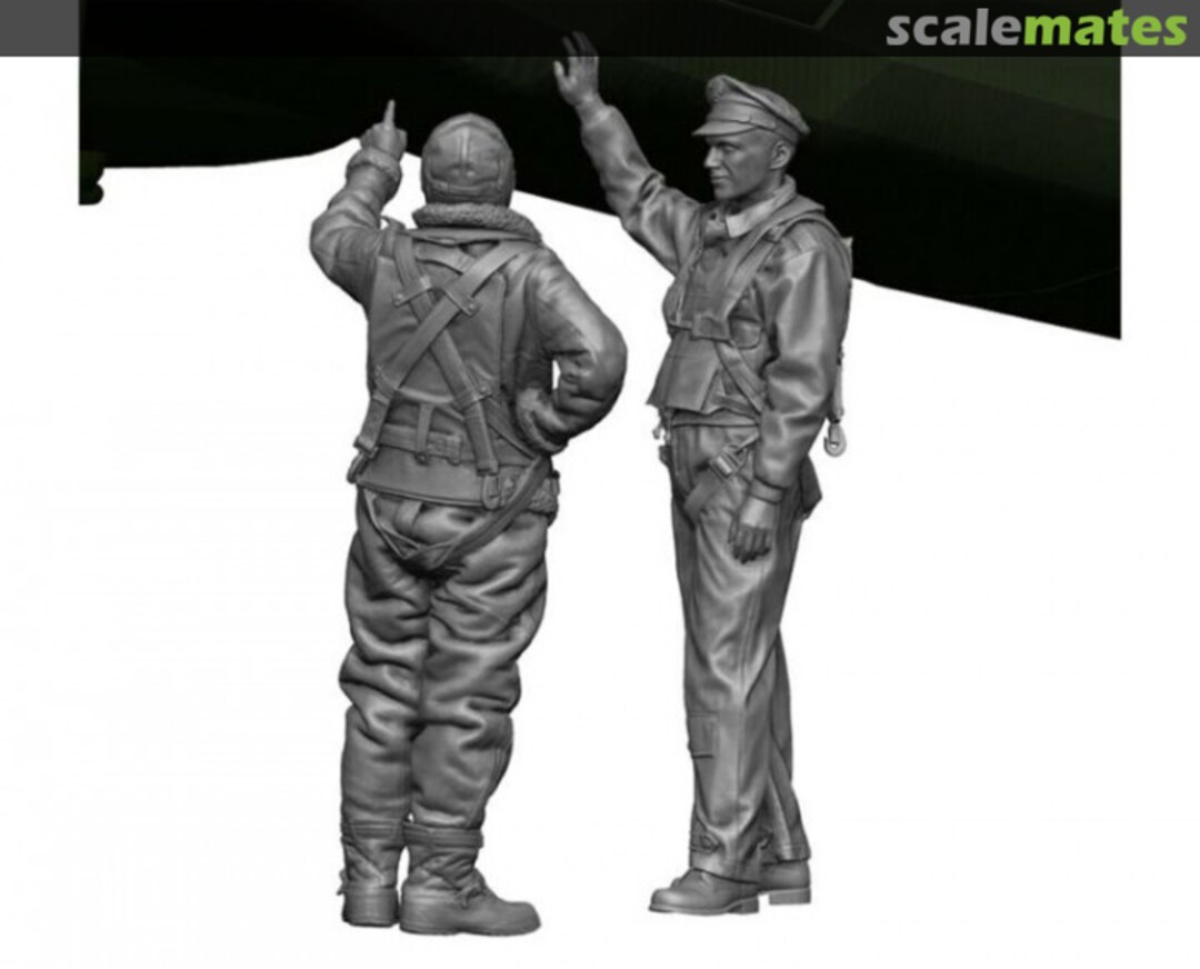 Boxart WW2 US Bomber Pilot + Crew on the ground 1:72 LA7217 Legend Productions Boxart WW2 US Bomber Pilot + Crew on the ground 1:72 LA7217 Legend Productions