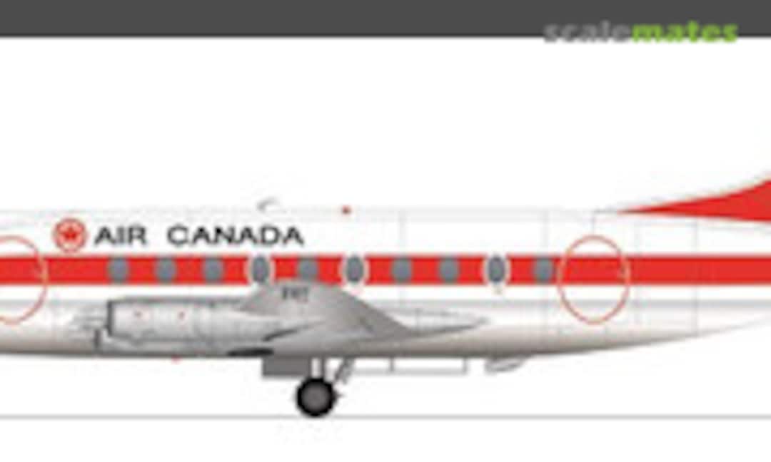 1:144 Viscount 700 - Air Canada (F-RSIN FRP4112)