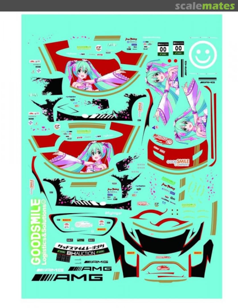 Boxart Mercedes AMG GT3 - Team Goodsmile Suzuka 10h 2019 ST-003 Miniature Boxart Mercedes AMG GT3 - Team Goodsmile Suzuka 10h 2019 ST-003 Miniature