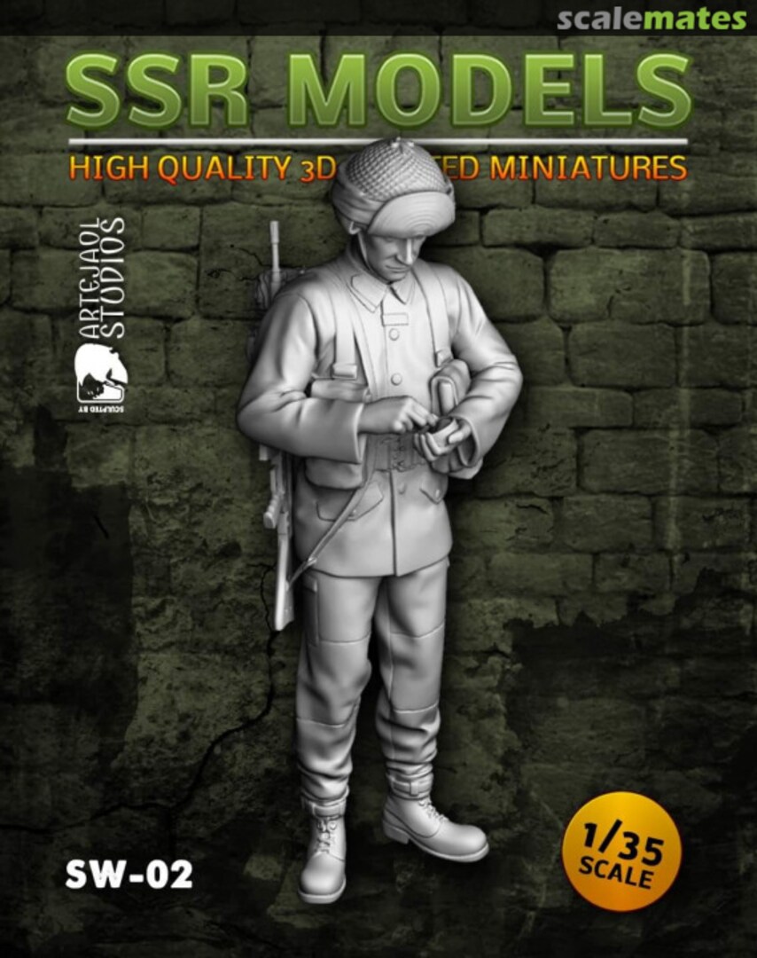 Boxart Svensk Soldat M59 SW-01 SSR Models Boxart Svensk Soldat M59 SW-01 SSR Models