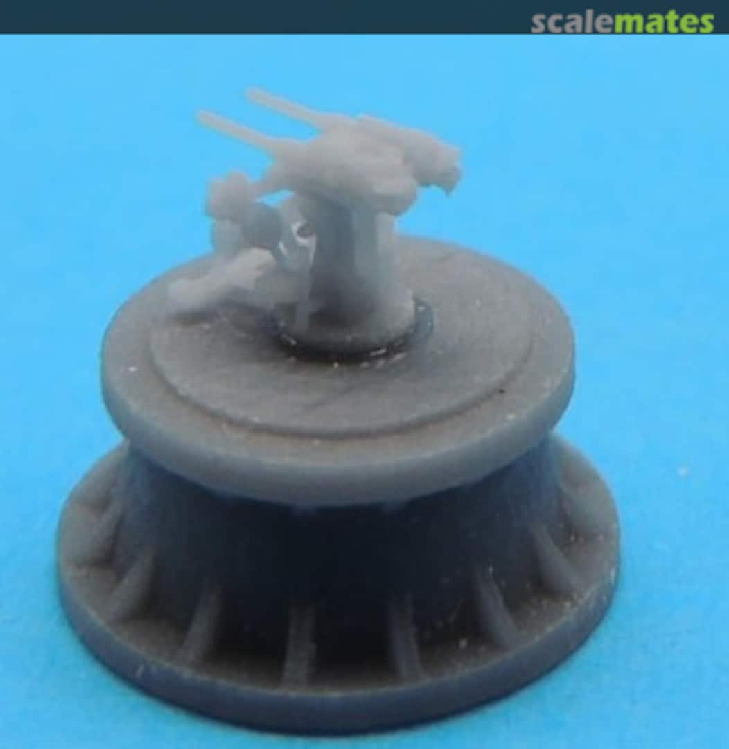 Boxart Marine Nationale 37mm twin AA gun (x6) AC350166b Black Cat Models