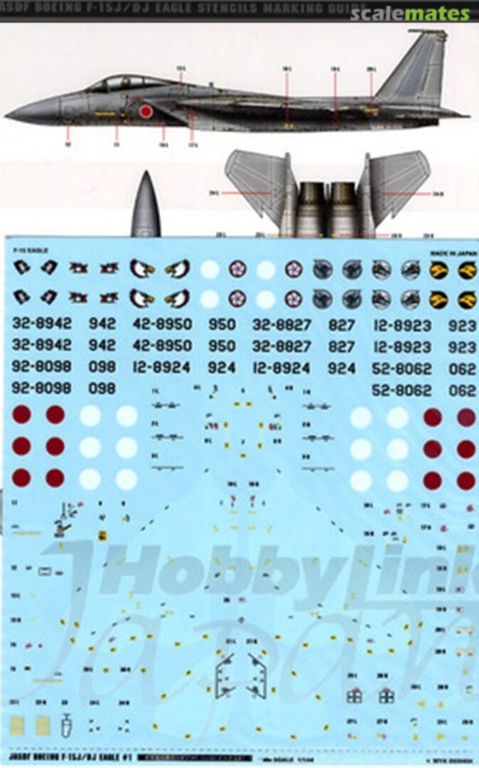 Boxart JASDF F-15J/DJ Eagle #1 06185 MYK Design Boxart JASDF F-15J/DJ Eagle #1 06185 MYK Design