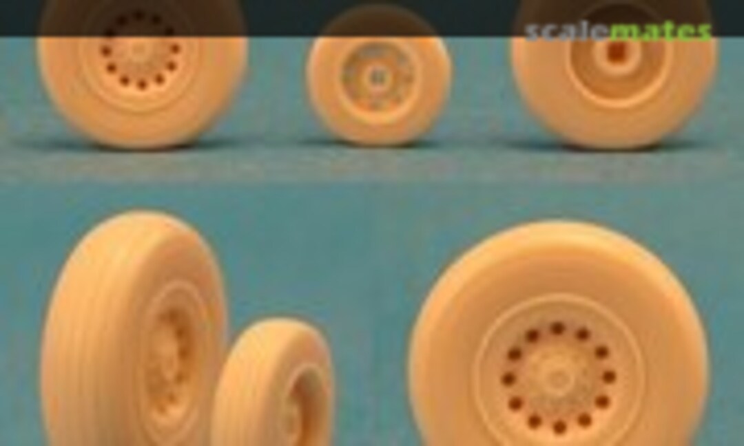 1:48 D.H. Sea Vixen Wheels (Royale Resin R081) R081