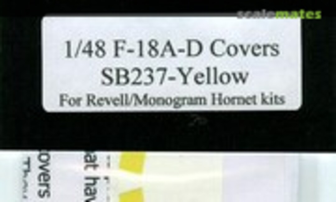 1:48 F-18A F-18B F-18C F-18D Hornet Yellow FOD Covers (Steel Beach 49037) 49037
