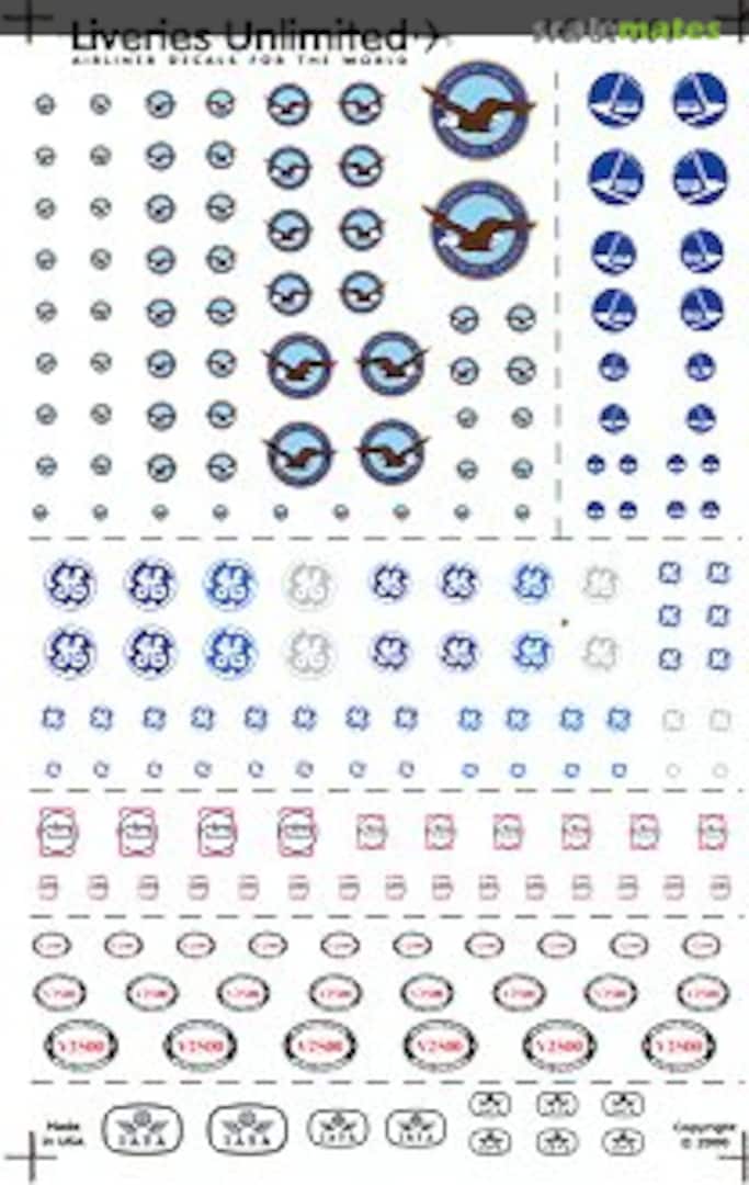 Boxart Engine Manufacturer Logos AGAX-001 Liveries Unlimited/Airway Graphics Boxart Engine Manufacturer Logos AGAX-001 Liveries Unlimited/Airway Graphics