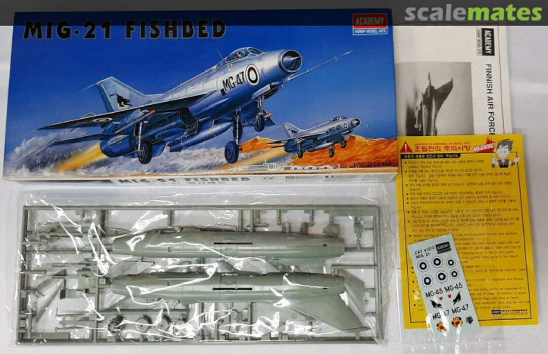 Contents MiG-21 Fishbed 1618 Academy Contents MiG-21 Fishbed 1618 Academy