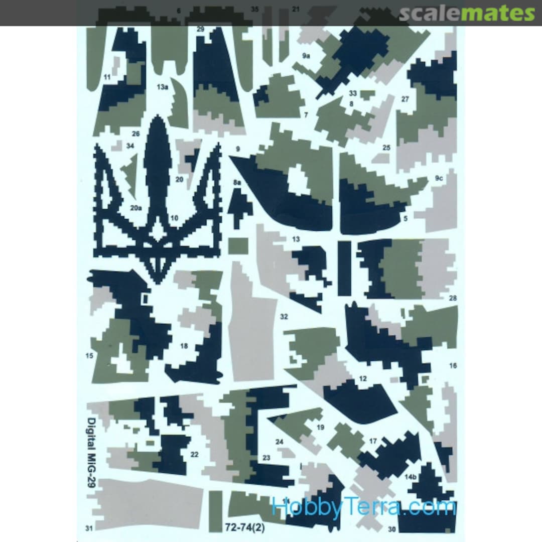 Boxart Digital MiG-29 72-74 Authentic Decals Boxart Digital MiG-29 72-74 Authentic Decals