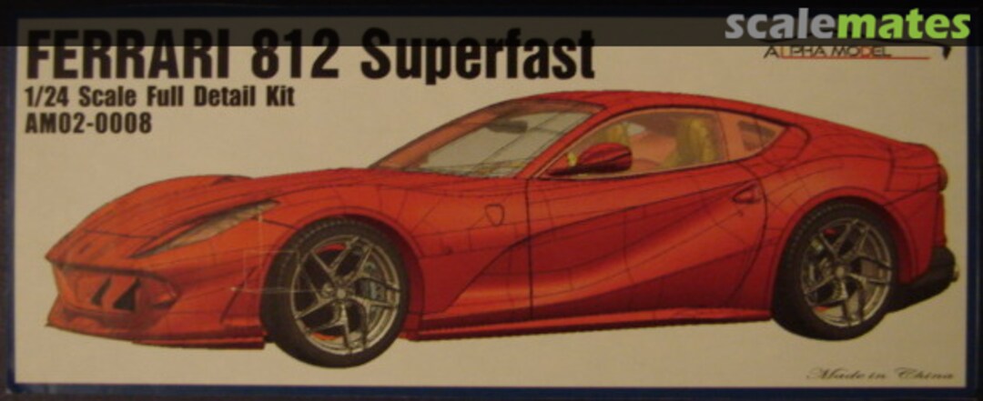 Boxart Ferrari 812 Superfast AM02-0008 Alpha Model Boxart Ferrari 812 Superfast AM02-0008 Alpha Model