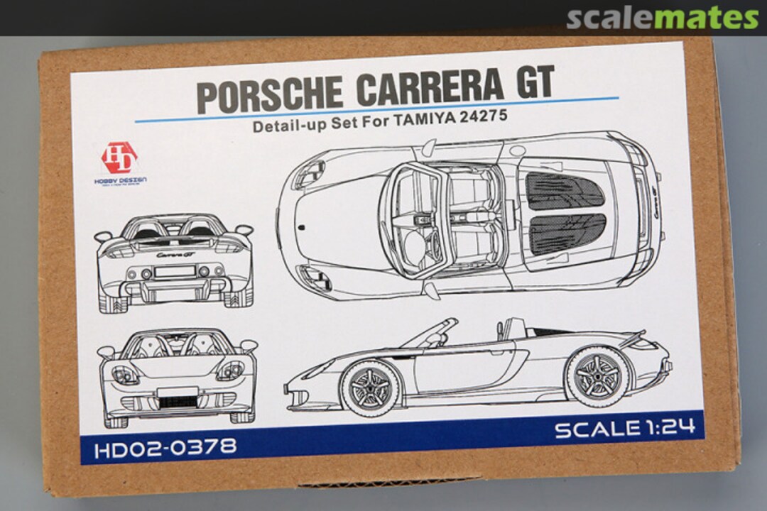 Boxart Porsche Carrera GT Detail-up Set For Tamiya HD02-0378 Hobby Design Boxart Porsche Carrera GT Detail-up Set For Tamiya HD02-0378 Hobby Design