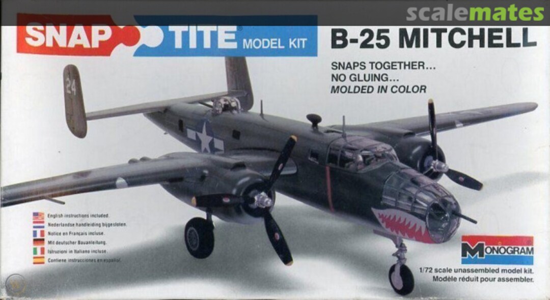 Boxart B-25 Mitchell 1100 Monogram Boxart B-25 Mitchell 1100 Monogram