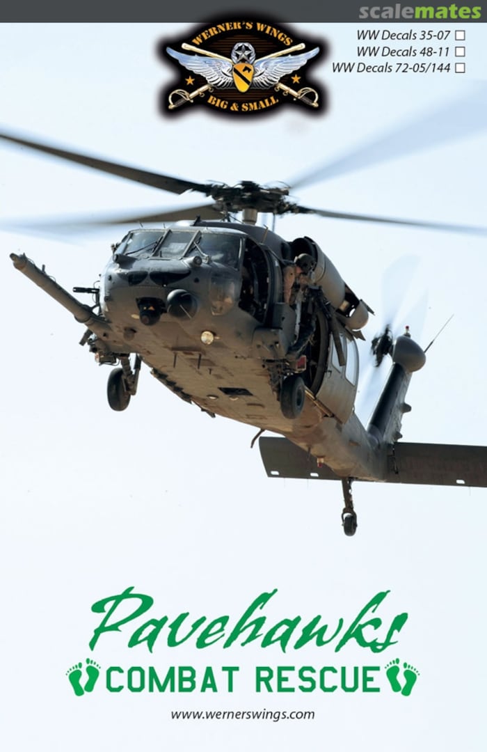 Boxart Pavehawks Combat Rescue WW35-07 Werner's Wings Boxart Pavehawks Combat Rescue WW35-07 Werner's Wings