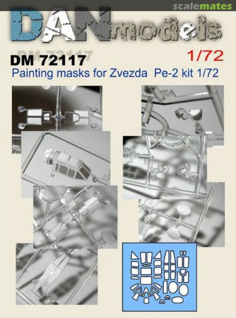 Boxart Painting Masks for Petlyakov Pe-2 DM72117 DANmodels Boxart Painting Masks for Petlyakov Pe-2 DM72117 DANmodels