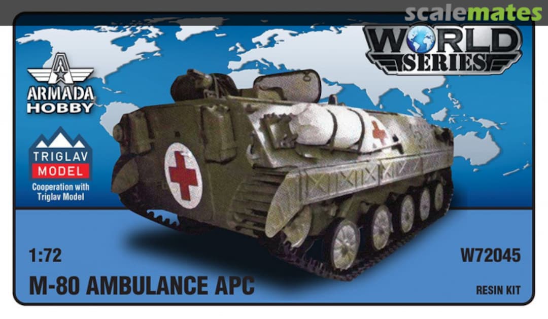 Boxart M-80 Ambulance APC W72045 Armada Hobby