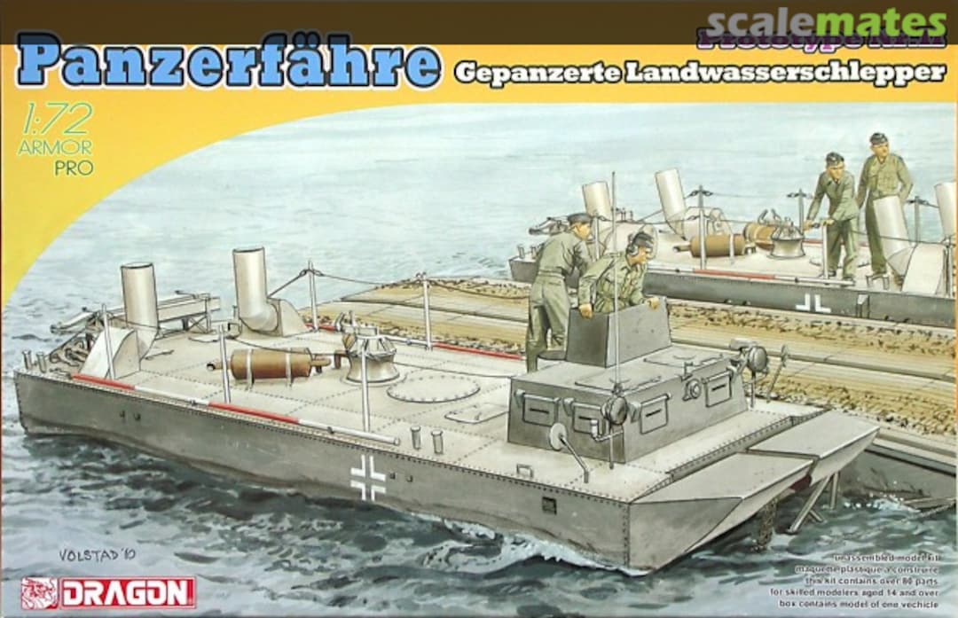 Boxart Panzerfähre gepanzerter Landwasserschlepper 7490 Dragon Boxart Panzerfähre gepanzerter Landwasserschlepper 7490 Dragon