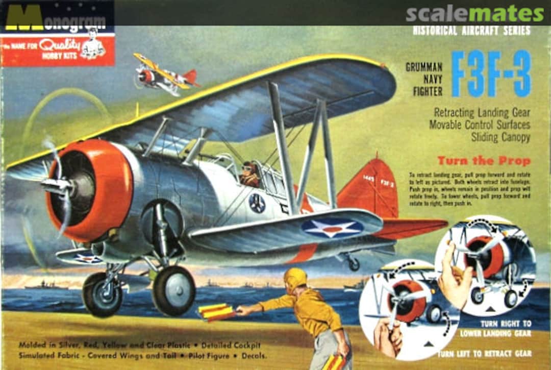 Boxart F3F-3 PA70 Monogram Boxart F3F-3 PA70 Monogram