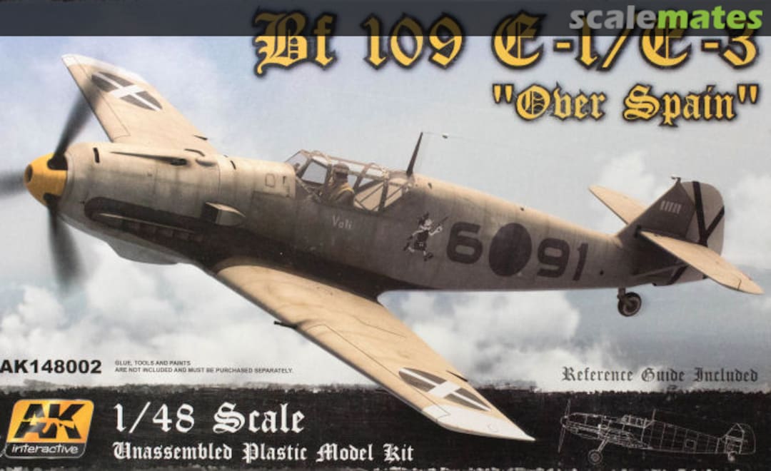 Boxart Bf 109 E-1/E-3 AK 148002 AK Interactive Boxart Bf 109 E-1/E-3 AK 148002 AK Interactive
