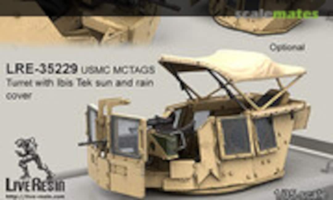 1:35 USMC Turret w/ Ibis Tek sun + rain cover and M240B (Live Resin LRE-35229) LRE-35229