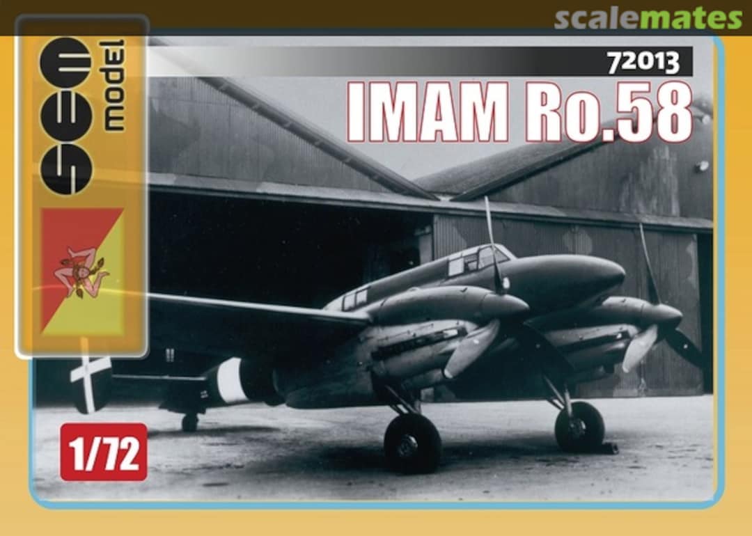 Boxart IMAM Ro.58 72013 Sem Model Boxart IMAM Ro.58 72013 Sem Model