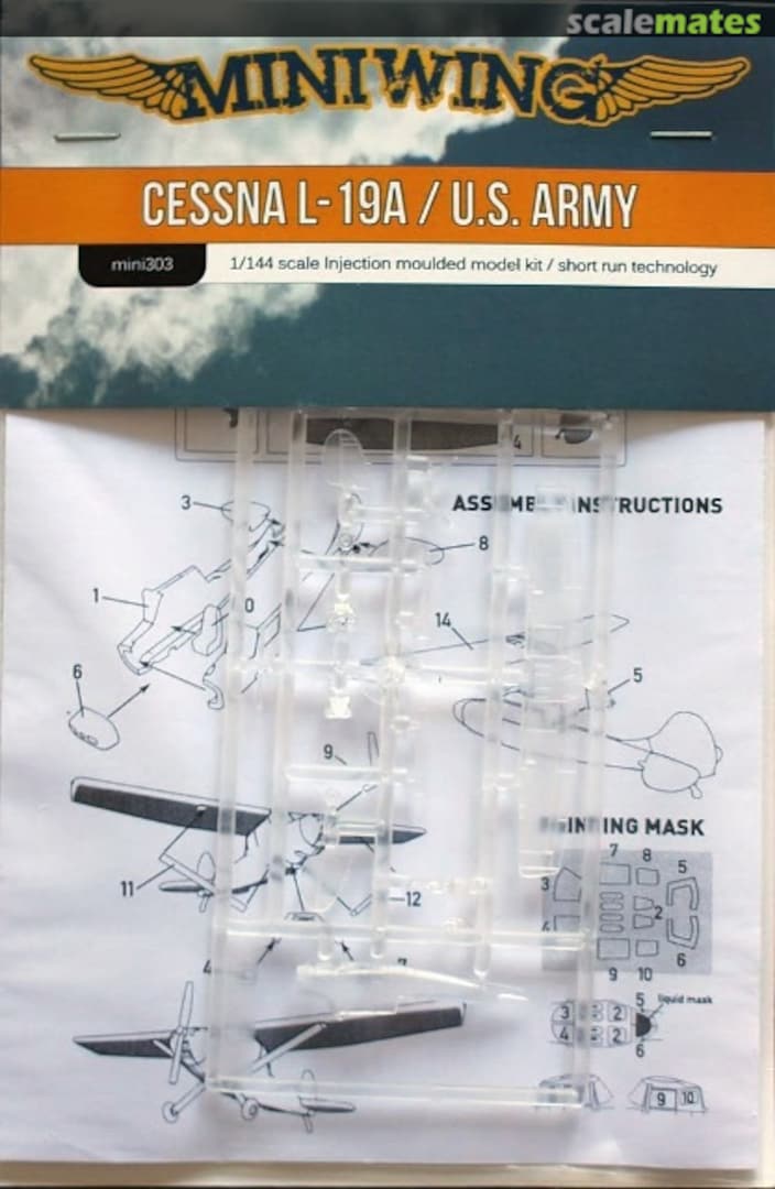 Boxart Cessna L-19A / U.S. Army mini303 Miniwing Boxart Cessna L-19A / U.S. Army mini303 Miniwing