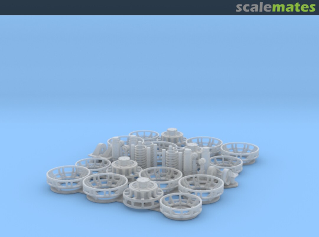 Boxart Halftrack suspension detail set 3460731 Shapeways Boxart Halftrack suspension detail set 3460731 Shapeways