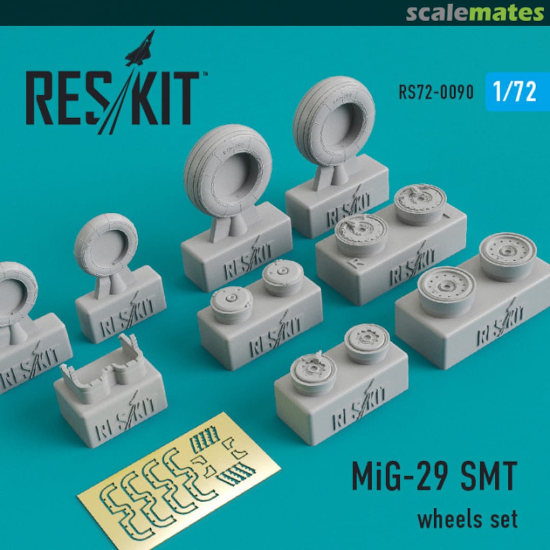 Boxart MiG-29 (SMT) Wheels Set RS72-0090 ResKit Boxart MiG-29 (SMT) Wheels Set RS72-0090 ResKit