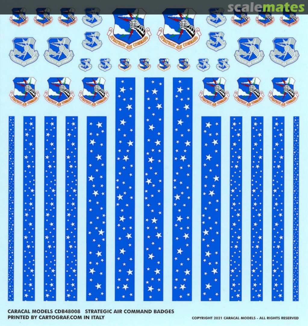Boxart Strategic Air Command Badges CDB48008 Caracal Models Boxart Strategic Air Command Badges CDB48008 Caracal Models