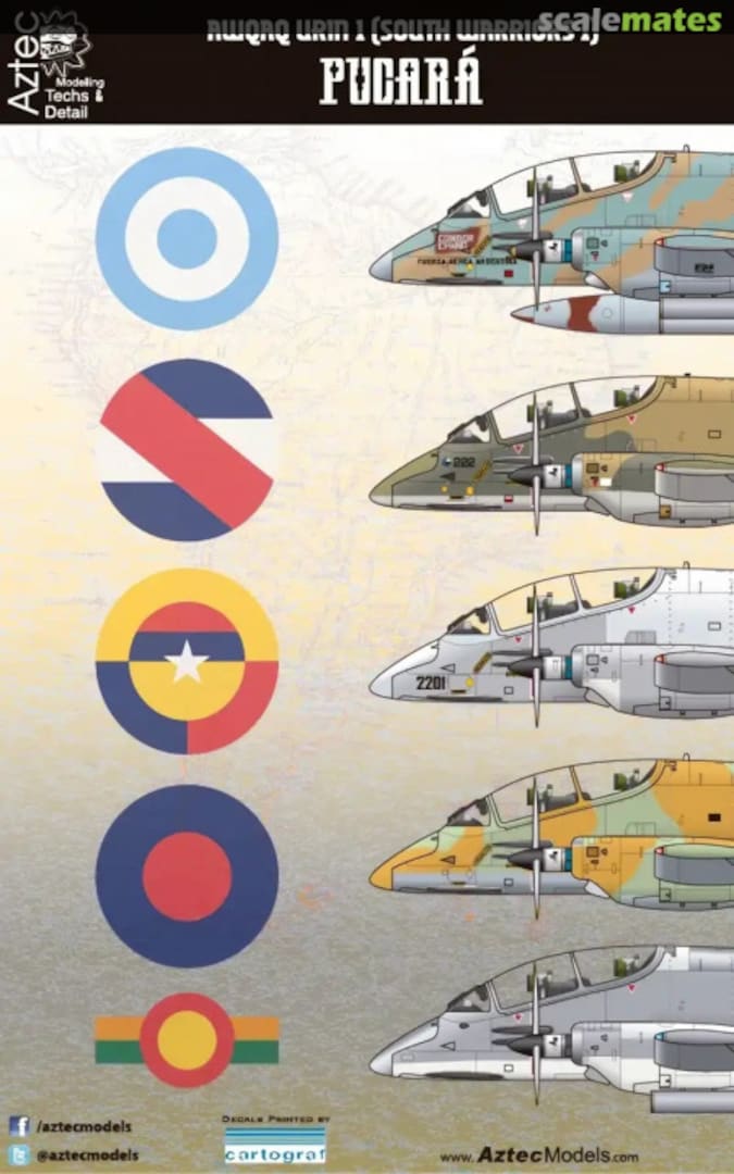 Boxart Pucará 48-070 Aztec Models Boxart Pucará 48-070 Aztec Models