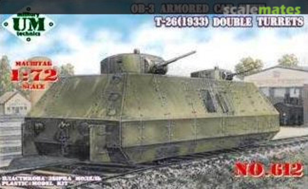 Boxart OB-3 armored car 612 UM Military Technics Boxart OB-3 armored car 612 UM Military Technics