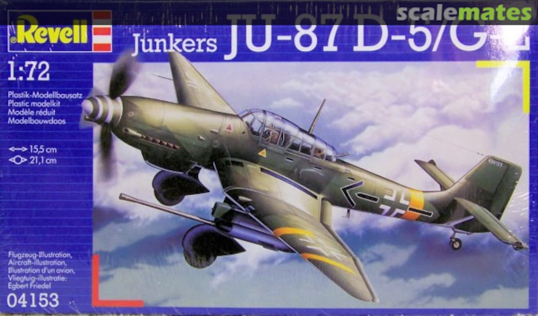 Boxart Junkers Ju-87 D-5/G-2 04153 Revell Boxart Junkers Ju-87 D-5/G-2 04153 Revell