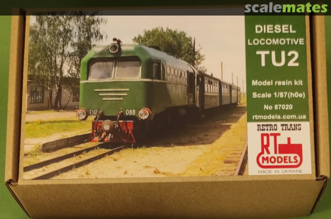 Boxart Narrow-gauge diesel locomotive TU2 87020 RTM Boxart Narrow-gauge diesel locomotive TU2 87020 RTM