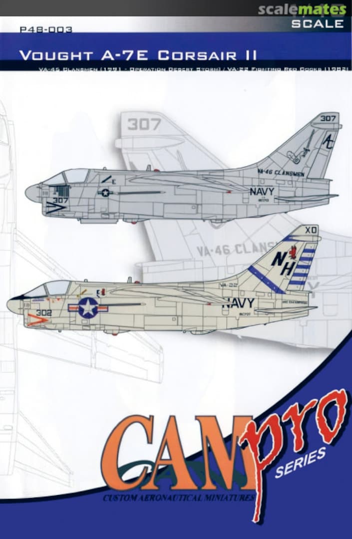 Boxart Vought A-7E Corsair II P48-003 CAM Boxart Vought A-7E Corsair II P48-003 CAM