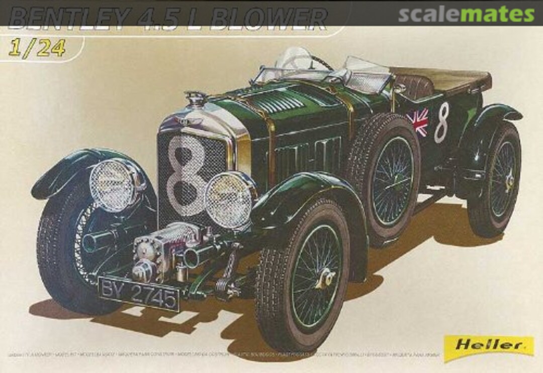 Boxart Bentley 4.5L Blower 80722 Heller Boxart Bentley 4.5L Blower 80722 Heller